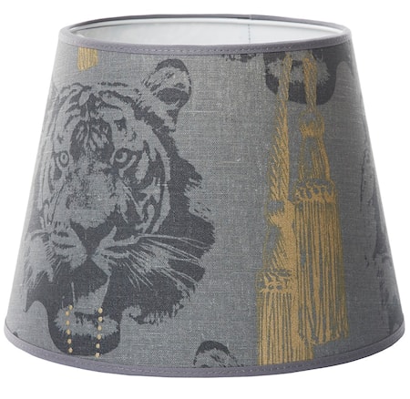 Coco tiger lampskärm Grey