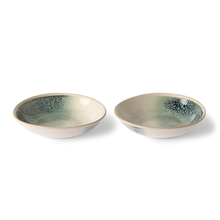Ceramic 70's Curry Skål Mist 2 st