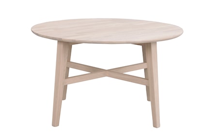 Filippa Soffbord Runt Vitpigmenterad Ek Ø90 cm