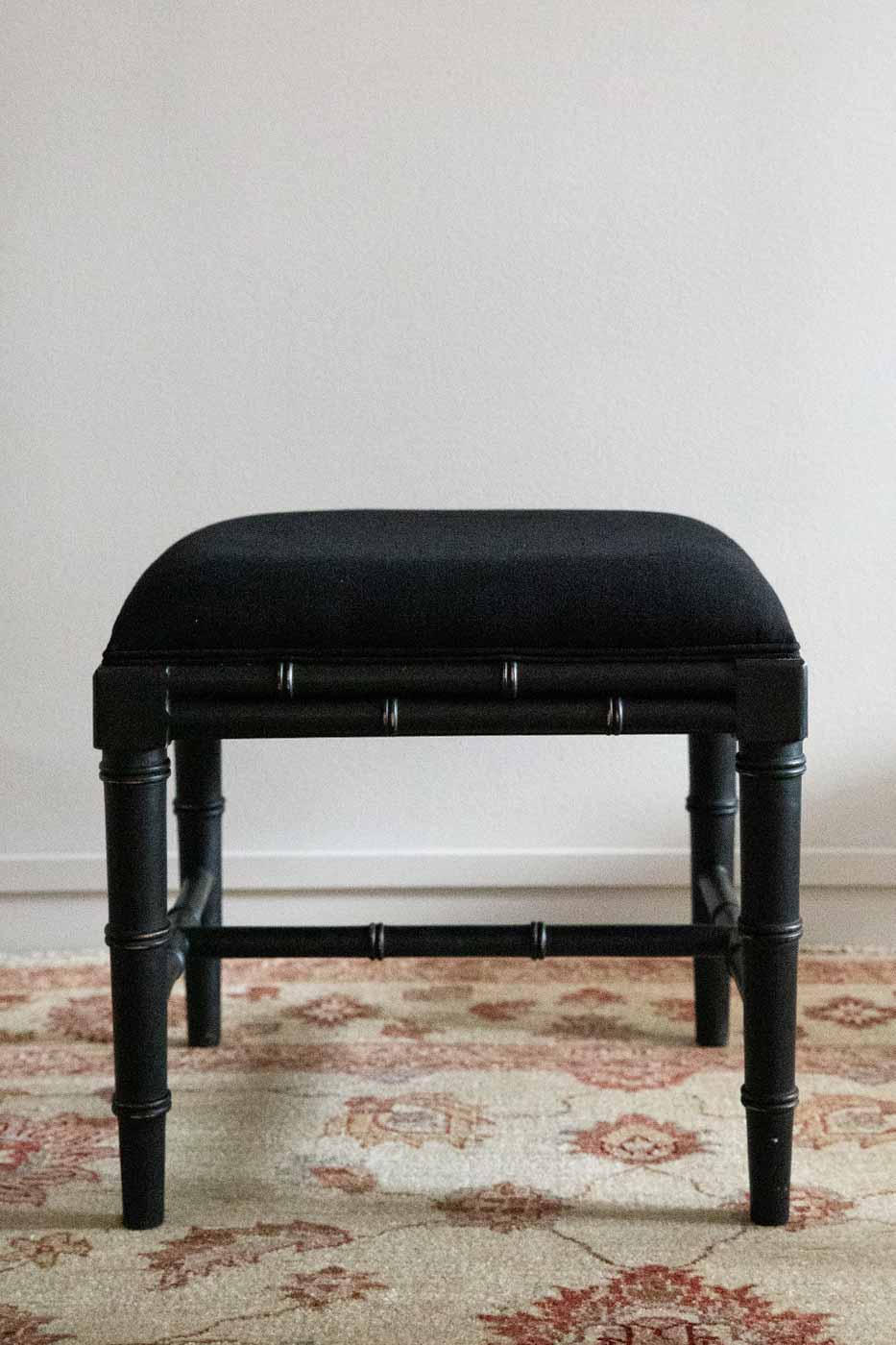 Pall bambu 50 x 45 svart