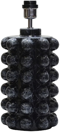 Bubbels Lampfot Black Marble 38 cm