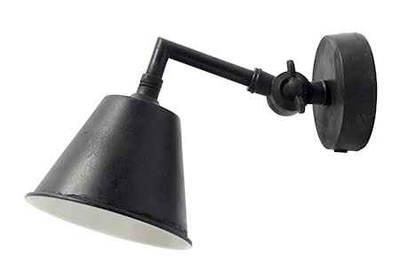 Vägglamp Rustik Ø12cm Svart