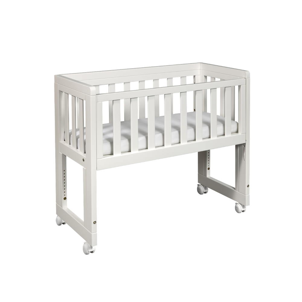Bedside Crib Oslo vit Troll