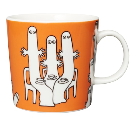 Mumin 75 år Mugg Hattifnattarna orange 30 cl