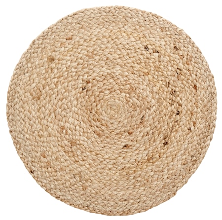Tablett Jute Ø 35 cm Ljusbrun