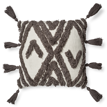 Copenhagen Kuddfodral Vit/Major Brown 50x50 cm