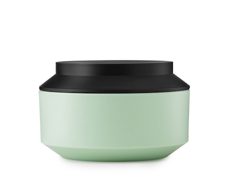 Geo Burk med lock Mint/Svart Ø 15 cm