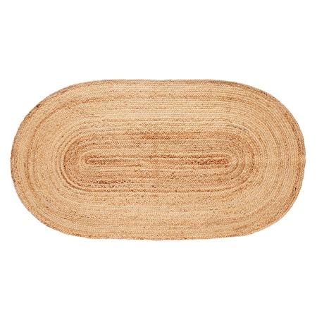 Jutematta Oval 100x200 cm