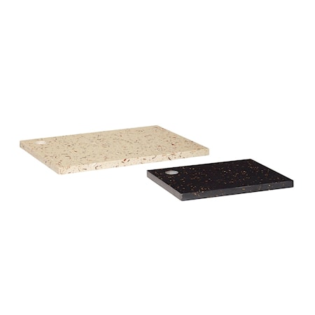 Skärbräda Terrazzo Vit och Svart