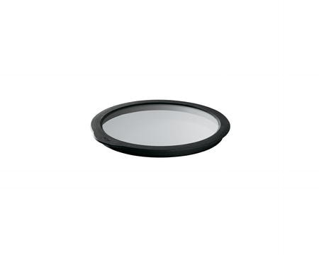 Glaslock klar/svart 12 cm