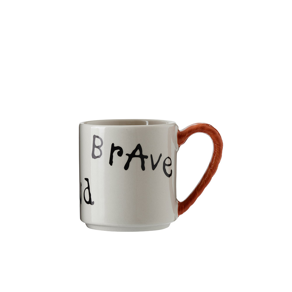 Design House Stockholm Mugg Pippi 20cl Strong Kind Brave