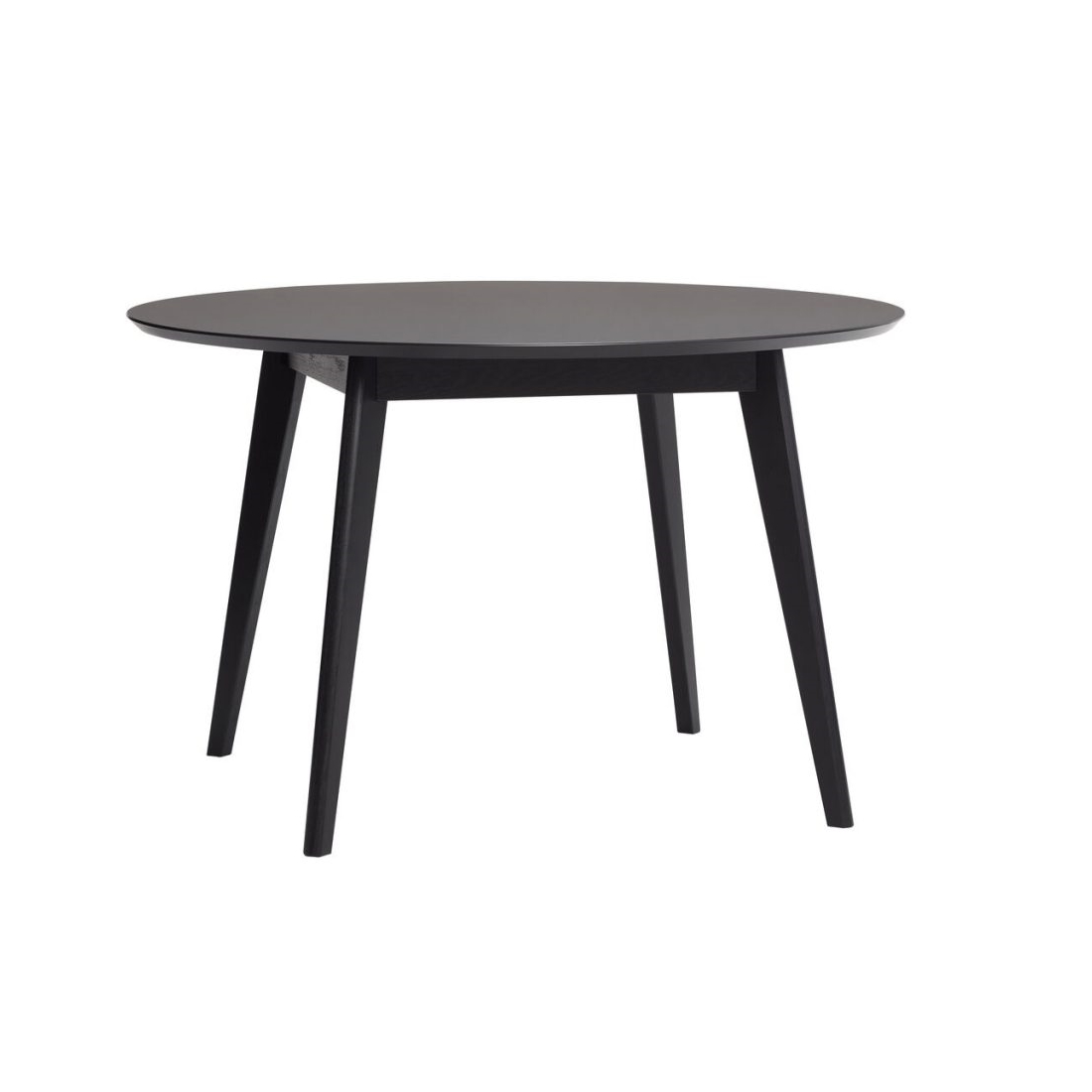 Matbord runt 120 cm svart Hubsch