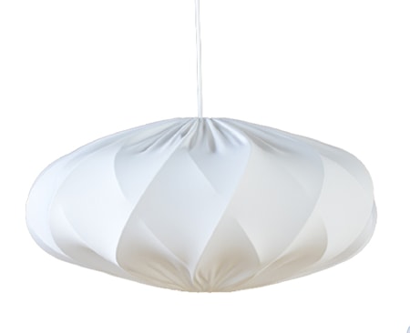 TWISTER ELIPS Lampskärm Vit 50 cm