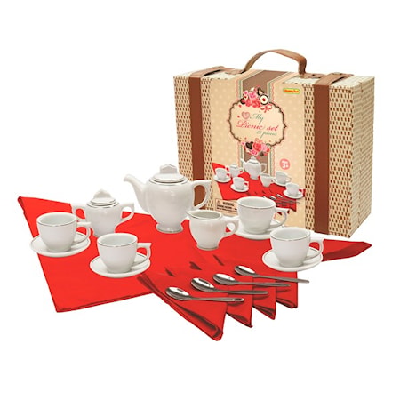 Picknickset i porslin, 22 delar