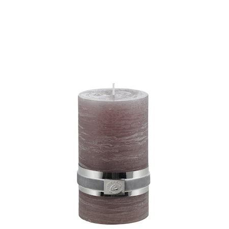 Blockljus Rustic 12,5 cm Lila