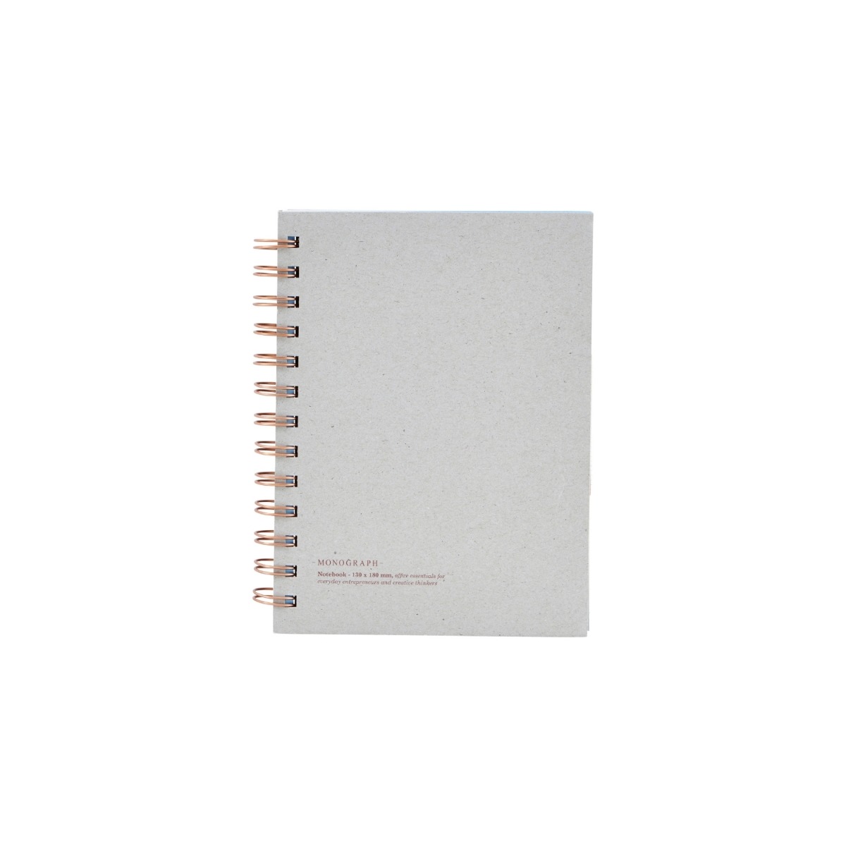 Monograph Anteckningsbok Tome 18x13,5 cm Grå