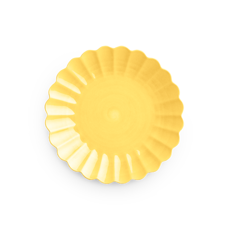 Oyster Tallrik Gul 28 cm