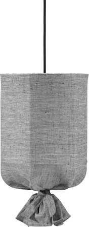 Round Takskärm Lin Gråsvart 40cm