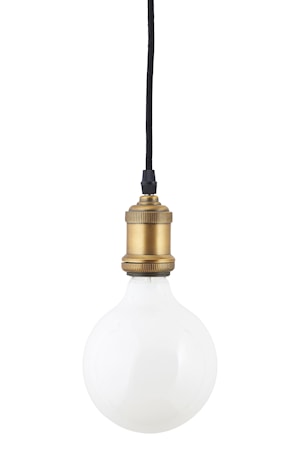 LED Lampa dimbar E27 17,5x12,5cm Vit