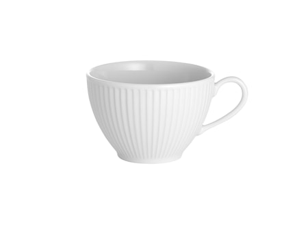 Plissé Kaffekopp 29 cl Vit