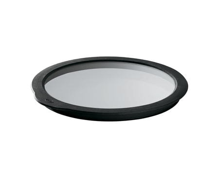 Glaslock klar/svart 24 cm