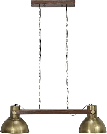 Taklampa Ashby Double Guld