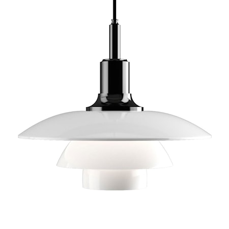 PH 3½-3 Pendel - Svart Metalliserad/Glas