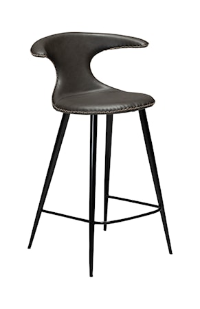 Barstol Flair Konstläder 90 cm - Vintage Grå