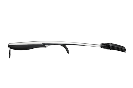 Grillpensel i silikon med rostfritt handtag 45 cm