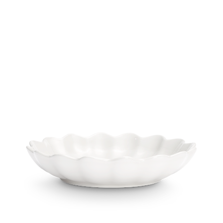 Ostronskål Mellan Vit 24 cm