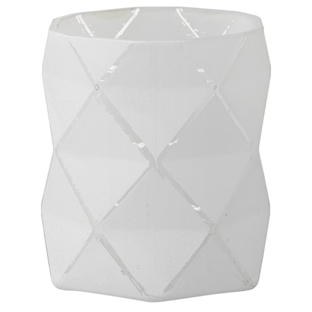 Värmeljuslykta Abilene 9 cm Vit