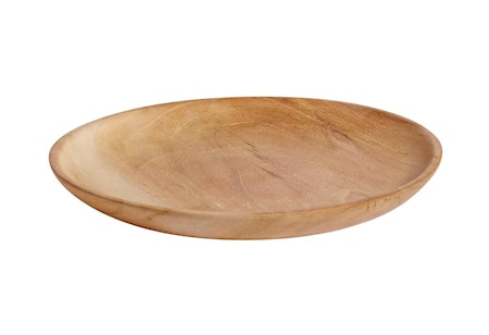 Tallrik Ø22 cm Teak