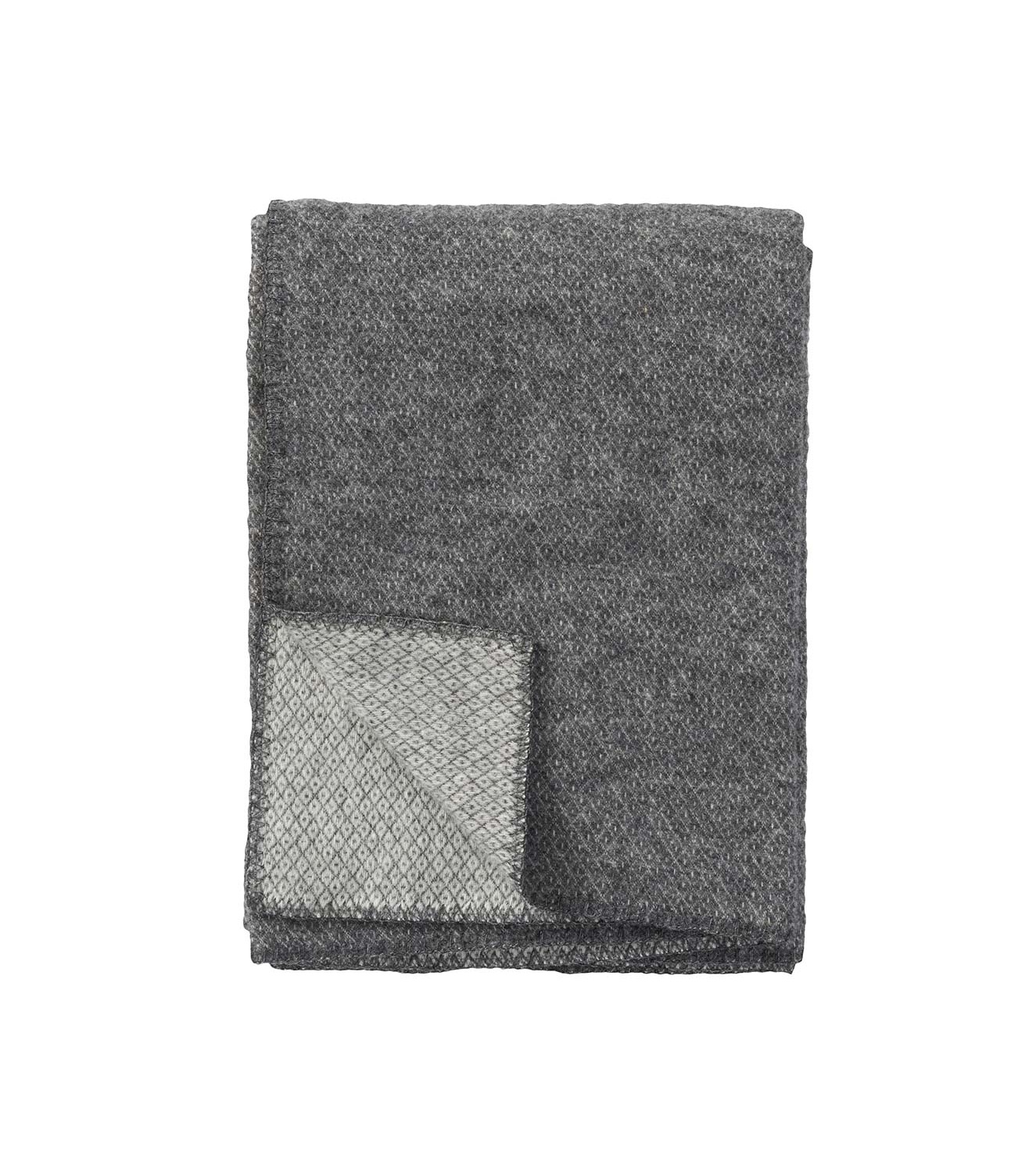 Peak Premium pläd Grey Klippan Yllefabrik