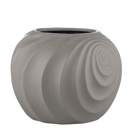 Blomkruka Swirl 17,5cm Grå