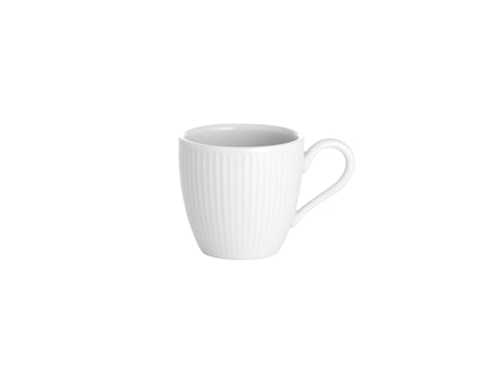 Plissé Espressokopp 9 cl Vit