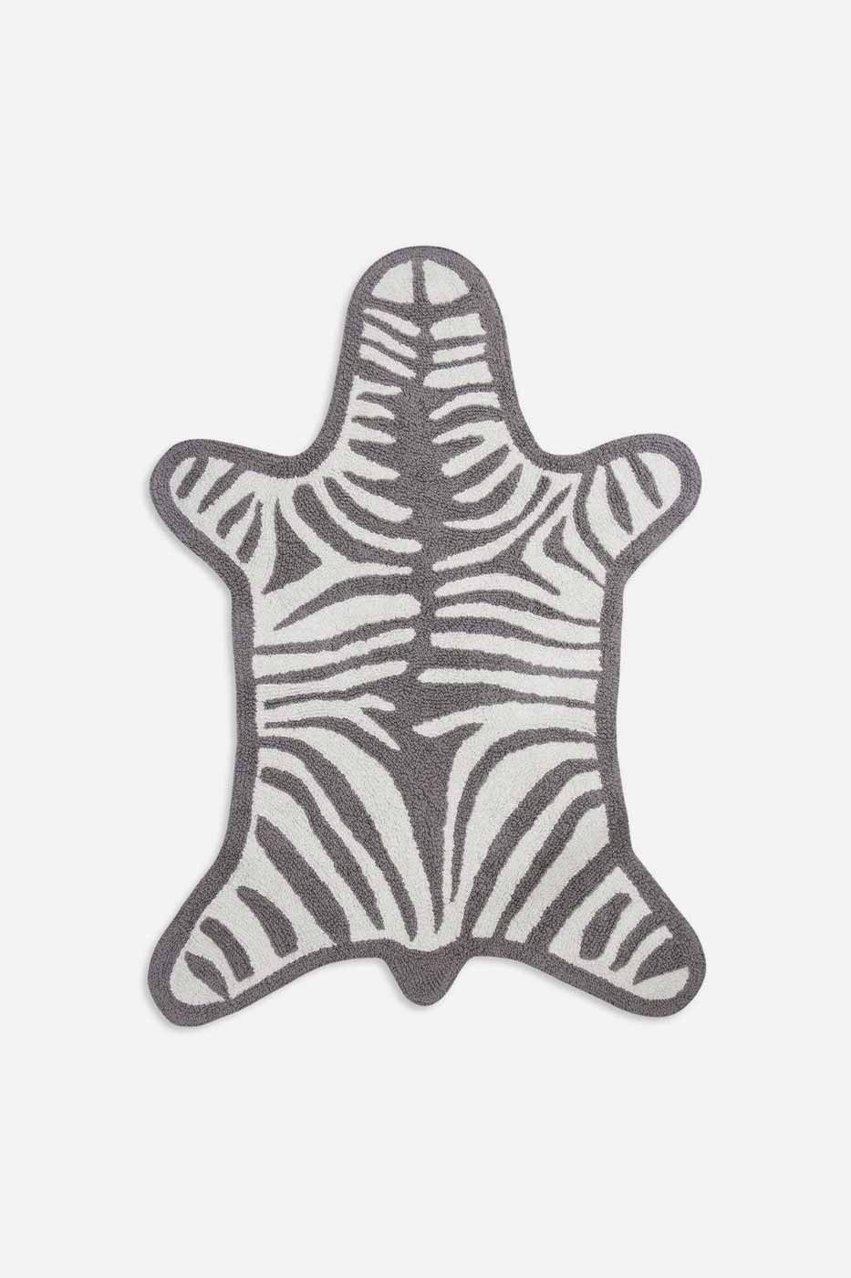 Badrumsmatta Zebra grå