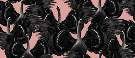 Tyg Metervara Swan Lake Pink