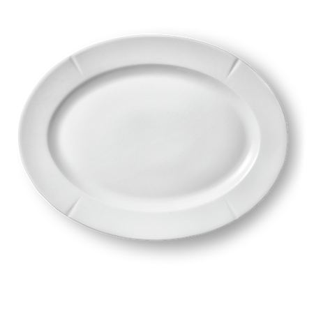 Grand Cru Oval tallrik 30x23 cm vit