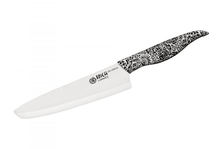 INCA Keramisk Kockkniv 18,7cm Vit