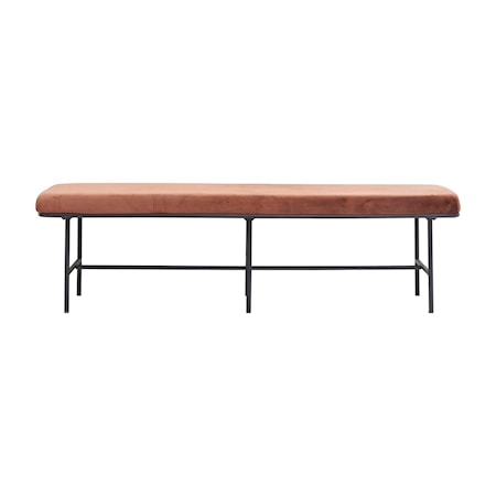 Bänk Comma 160 cm - Rost
