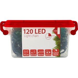 Ljusslinga 120 LED med timer