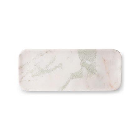White/Green/Pink Marmor Bricka