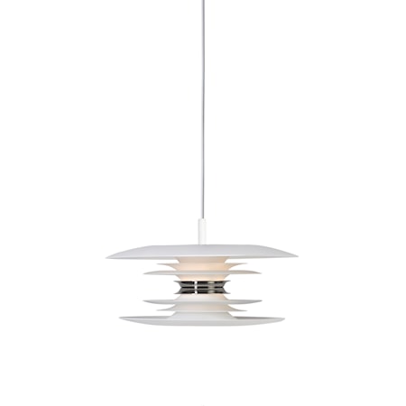 Diablo Pendel Mattvit LED 30 cm