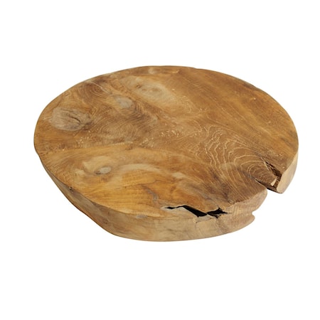 Skärbräda Round Natur Teakrot 4x31 cm