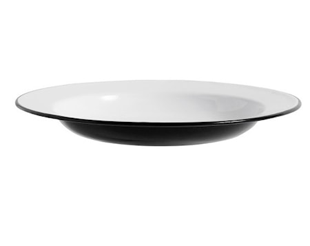 Madame Tallrik Svart/Vit 20 cm